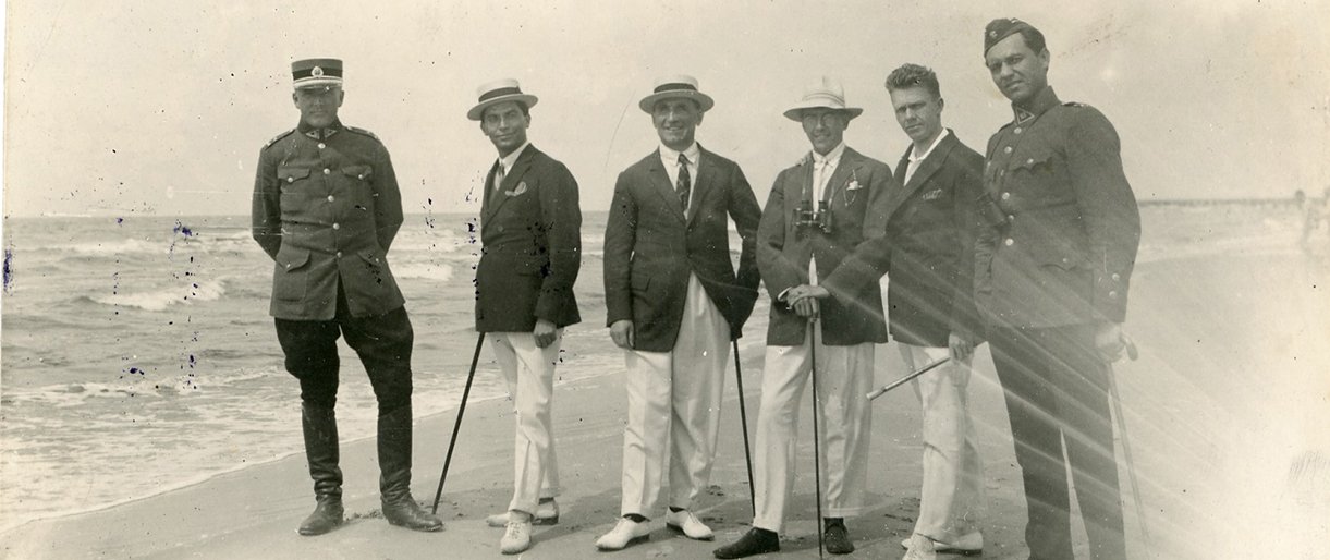 Stasys Sodeika  Palangoje. 1925. LTMKM archyvo nuotr.