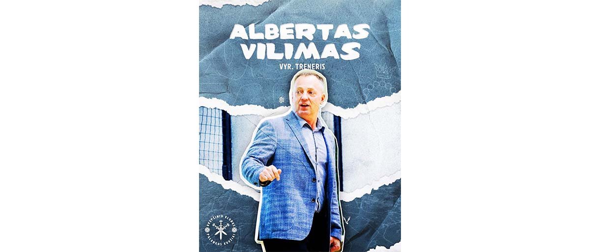 „Kuršių“ vyr. trenerio postą perima A. Vilimas