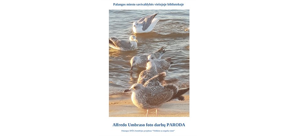 Alfredo Umbraso foto darbų paroda