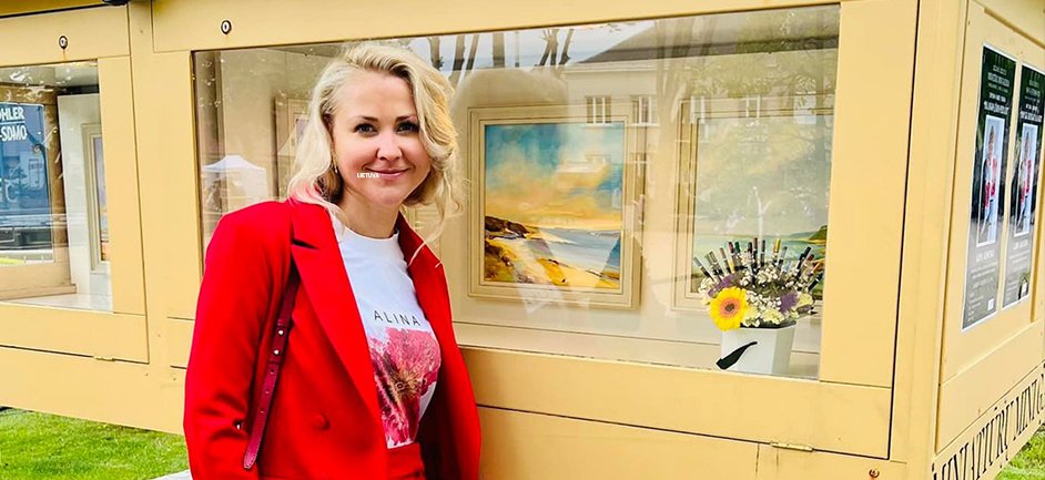 Dailininkės iš Bučos A.Kosenko darbuose – Palangos jūra ir jos peizažai