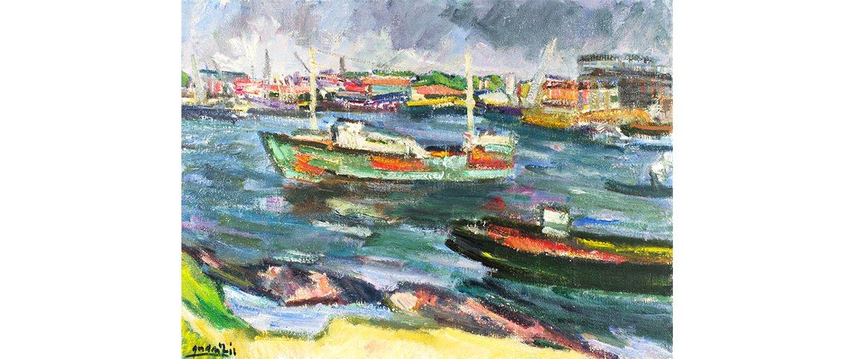 Antanas Gudaitis (1904–1989) - Niūri diena mriose (1963)