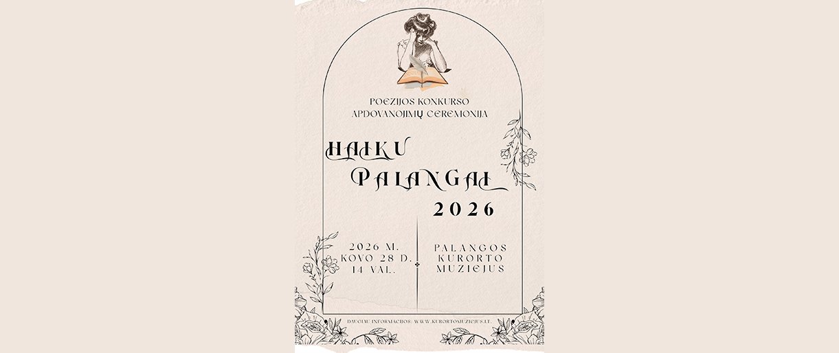 Poezijos konkurso „Haiku Palangai 2026“ apdovanojimų ceremonija