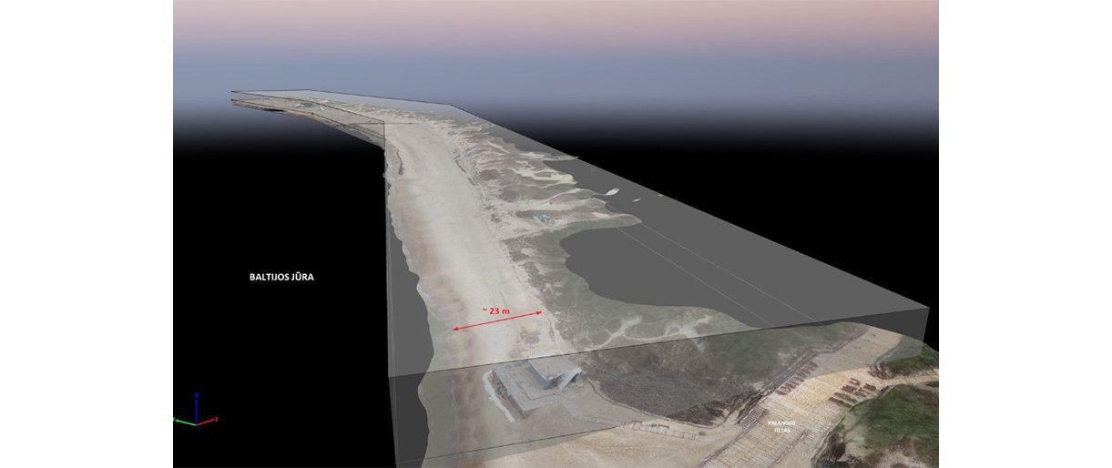 Per metus dalis Palangos paplūdimių susiaurėjo perpus – Aplinkos apsaugos agentūra