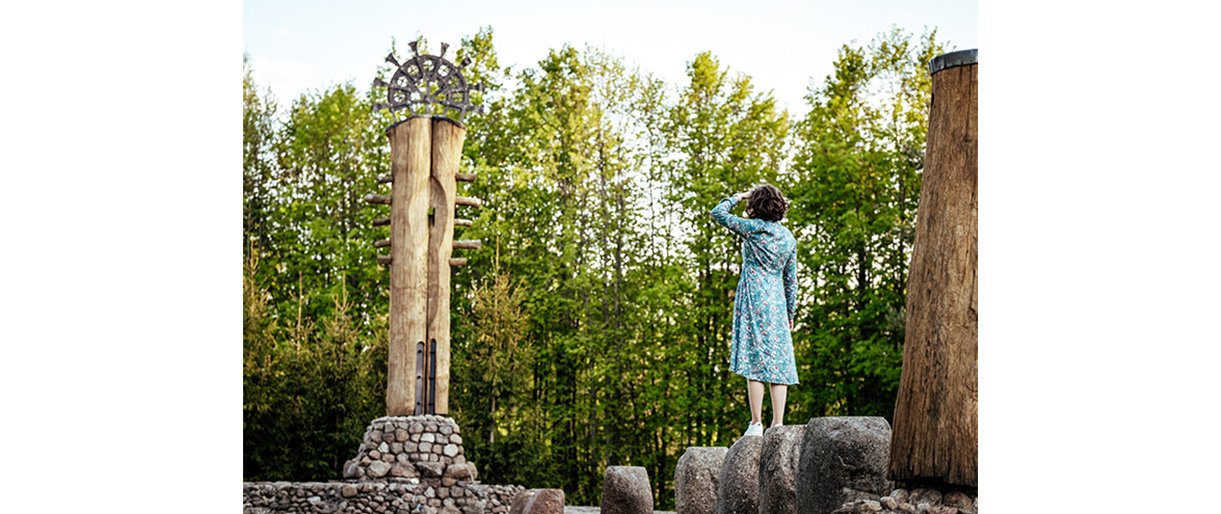 Astronominis kalendorius su Saulės laikrodžiu / nuotr. K. Bakūnas
