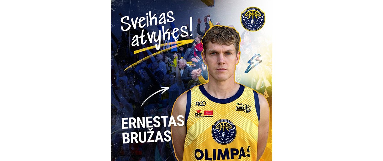  Po devynerių metų pertraukos Bružas sugrįžta į „Olimpą“