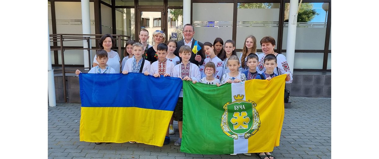 Palangos miesto savivaldybėje lankėsi vaikai iš Bučos (Ukraina)