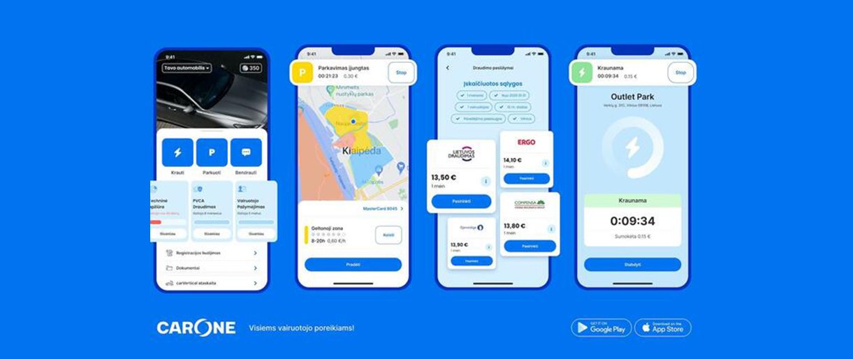 Artėjant vasaros sezonui Palangoje pradeda veikti nauja parkavimo programėlė „carOne“