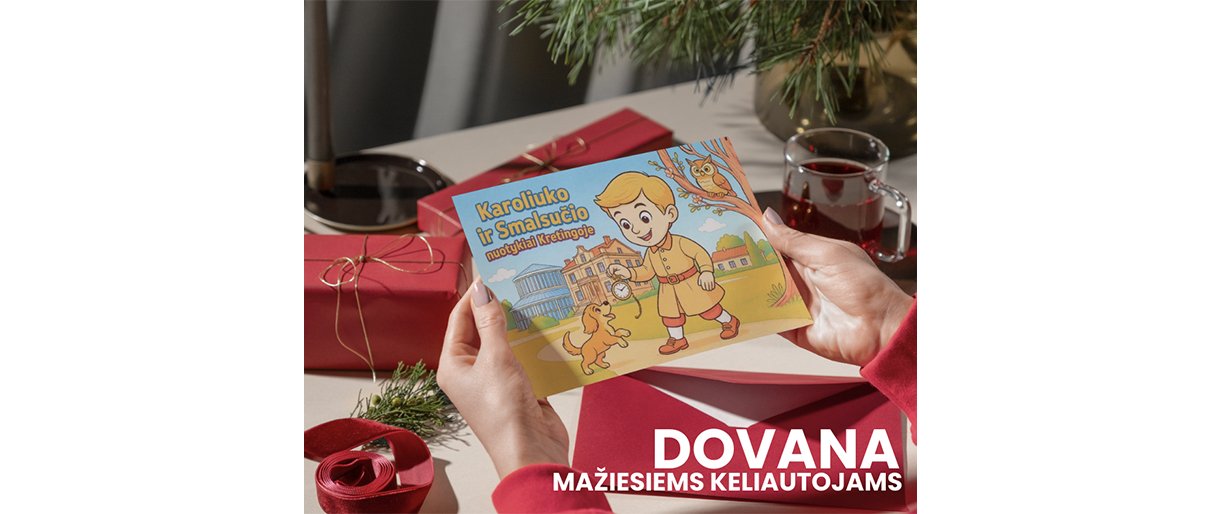 Mažiesiems keliautojams – nauja spalvinimo knygelė apie Kretingą!