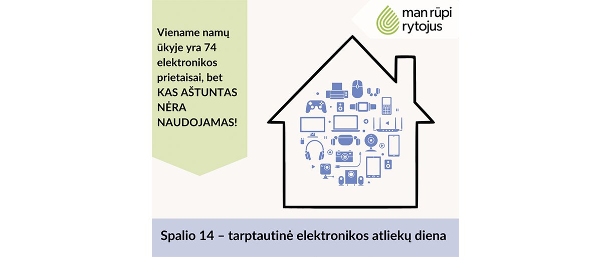 Artėja tarptautinė elektronikos atliekų diena – užsisakykite nemokamą jų išvežimą