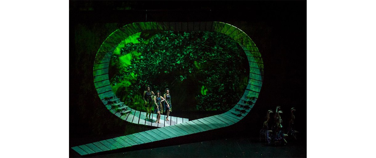 Emilia Janina Kozłowska, Dina Mataitienė, Indra Sofia Maria Nielsen (Laumės) - opera „Undinė“.O.Kasabovos nuotr.