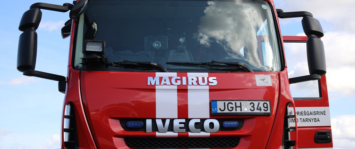 Palangoje keturių aukštų pastate kilo gaisras