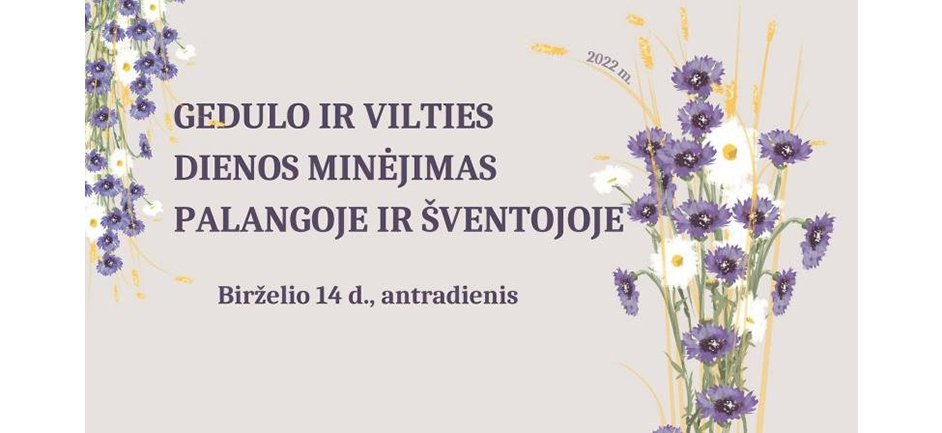 Kviečiame minėti Gedulo ir vilties dieną