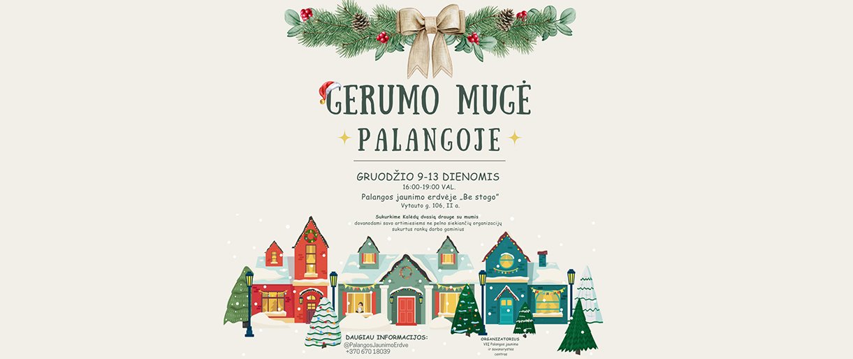 Palangiškiai kviečiami į gruodį vyksiančią Gerumo mugę