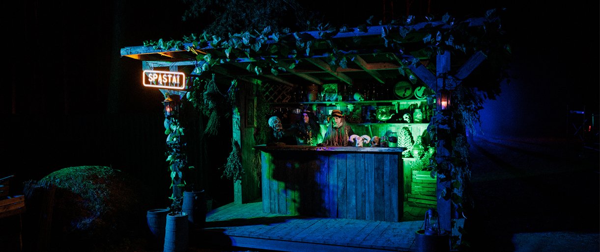 Apsėstas miestas: Helovyno parkas, kokio pajūryje dar nebuvo