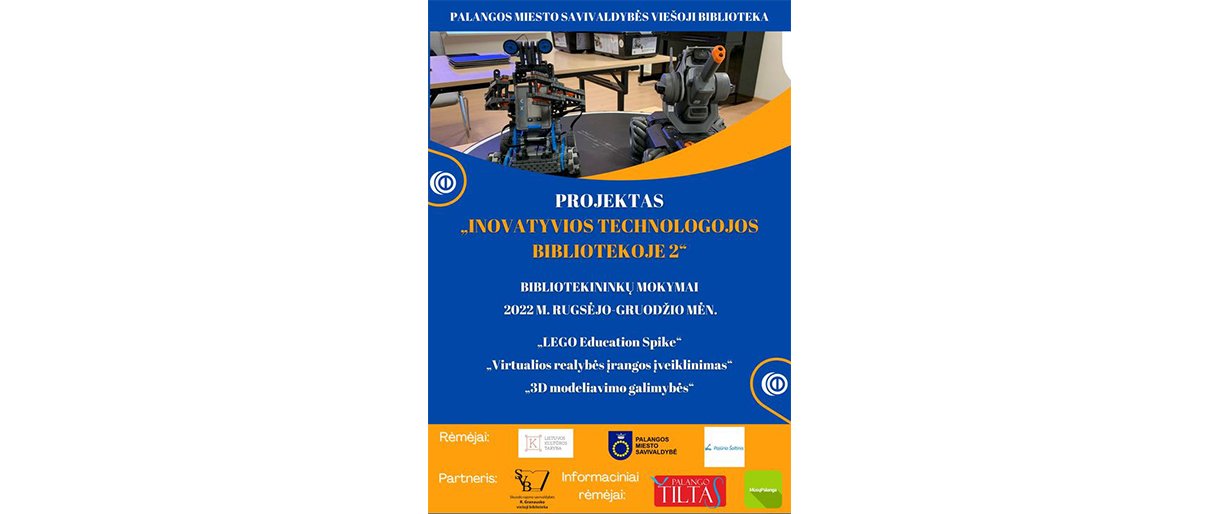 Prisijaukinti naujausias technologijas bibliotekininkams padės tęstinis projektas „Inovatyvios technologijos bibliotekoje