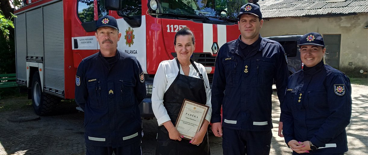 Išgelbėta gyvybė Palangos mieste