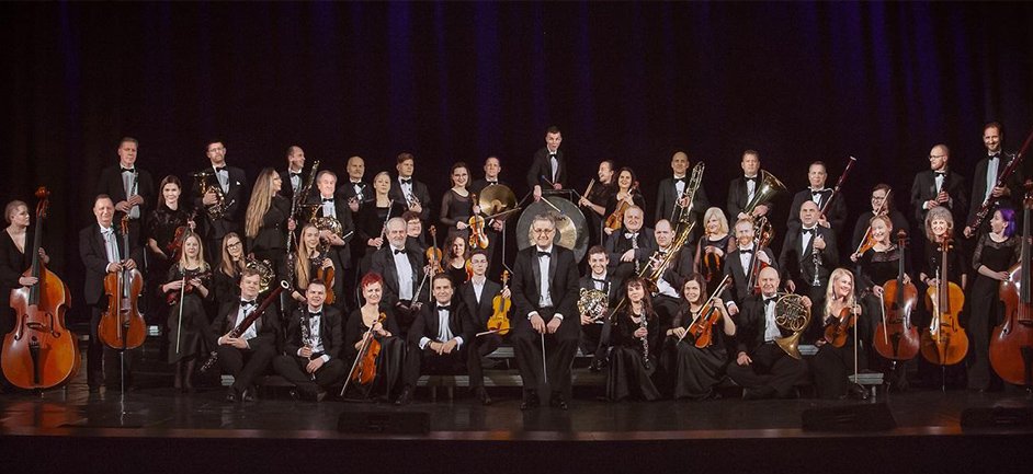 KVMT orkestras ir vyriausiasis dirigentas Tomas Ambrozaitis. Olesios Kasabovos nuotr.