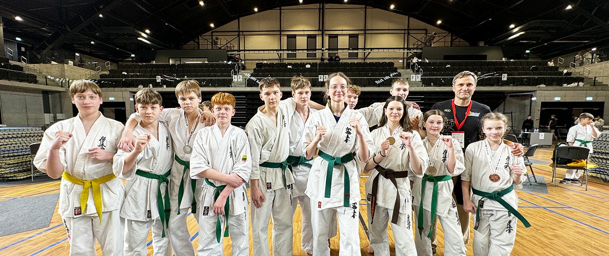 Palangiškių pergalės dėl kilnaus tikslo „Let‘s Join The Fight Together“ karate čempionate