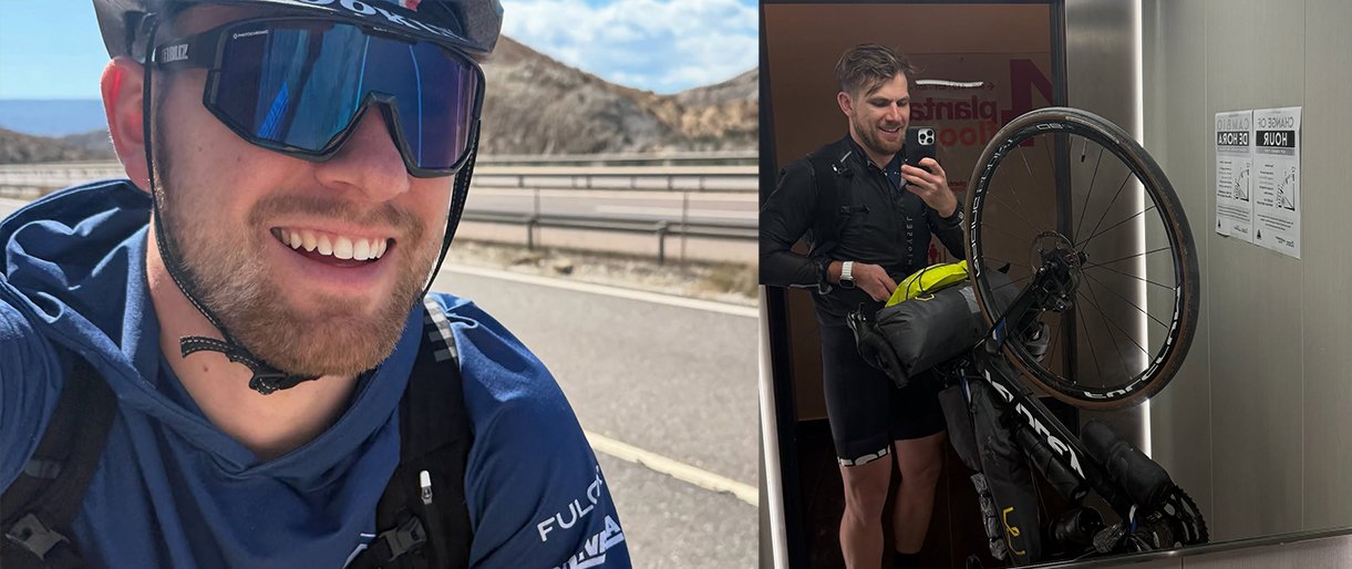 Palangiškis Mantas Srebalius leidžiasi į įspūdingą kelionę dviračiu: nuo Gibraltaro iki Hamburgo