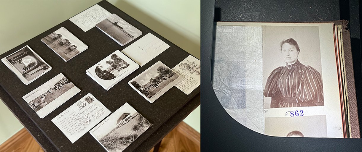 Paroda „Moteris su kamera XIX a. pab. – XX a. pr.“ Jono Šliūpo muziejuje. Fot. Mindaugas Surblys.