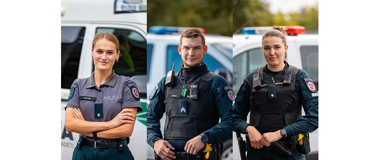Neseniai Klaipėdoje tarnaujančių policijos pareigūnų mintys apie pasirinktą profesiją