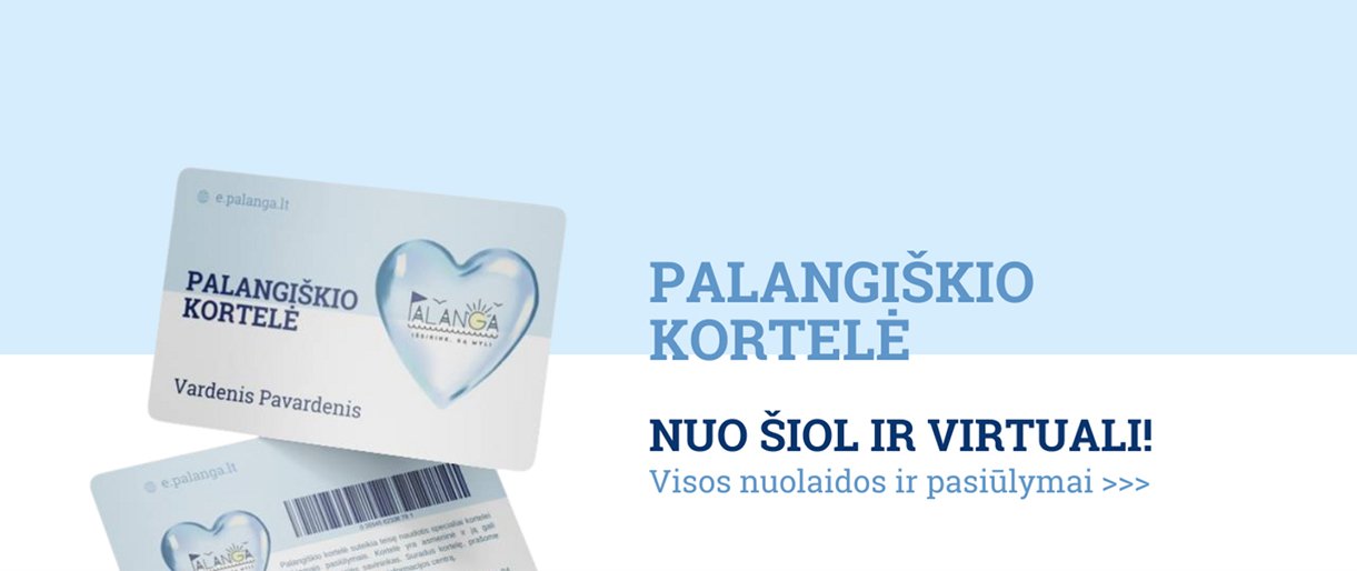 Jau galima naudotis ir virtualia Palangiškio kortele