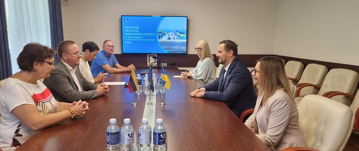 Palangoje apsilankė Ukrainos ambasadorius Petro Beshta