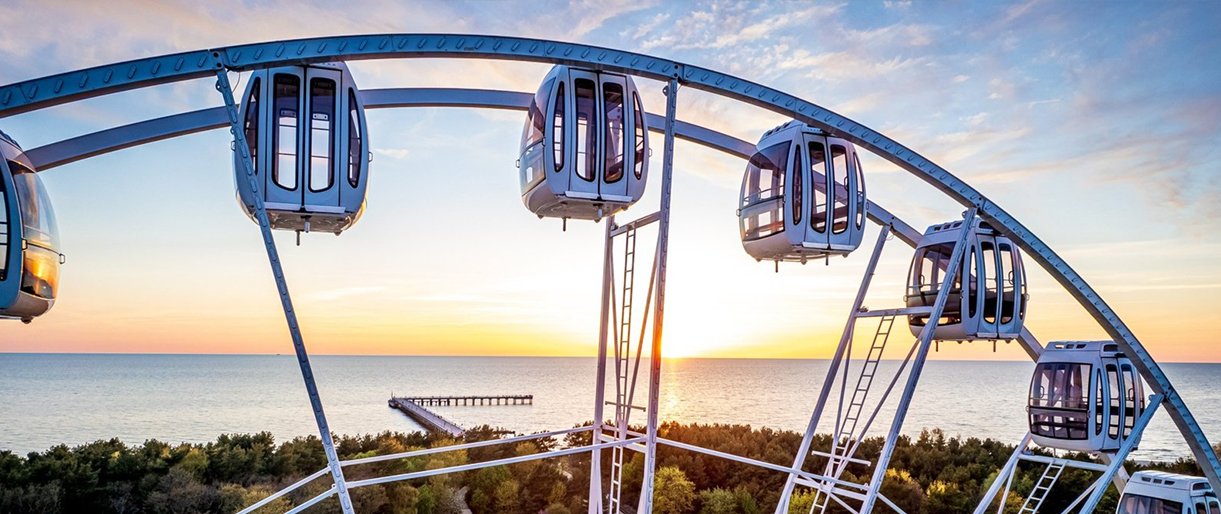 Sezono naujovė Palangoje – aukščiausias Lietuvoje apžvalgos ratas