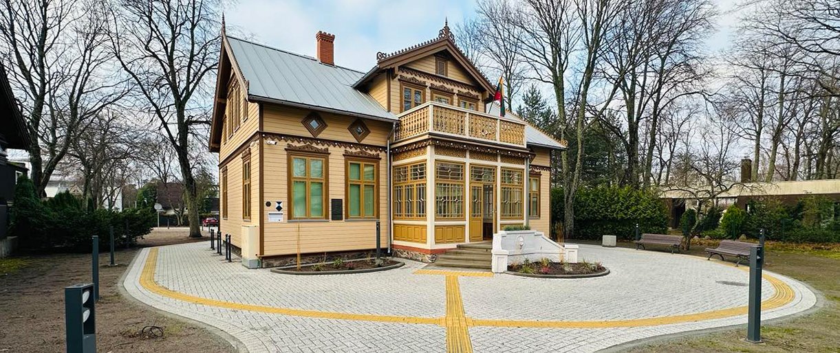 Palangos burmistro Jono Šliūpo muziejui – UNESCO Mėlynasis skydas. Mindaugo Surblio nuotr.