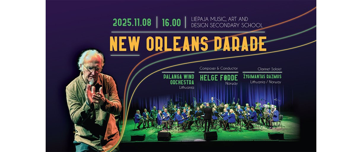 Palangos orkestras ir legendinis Helge Førde surengs koncertą Liepojoje