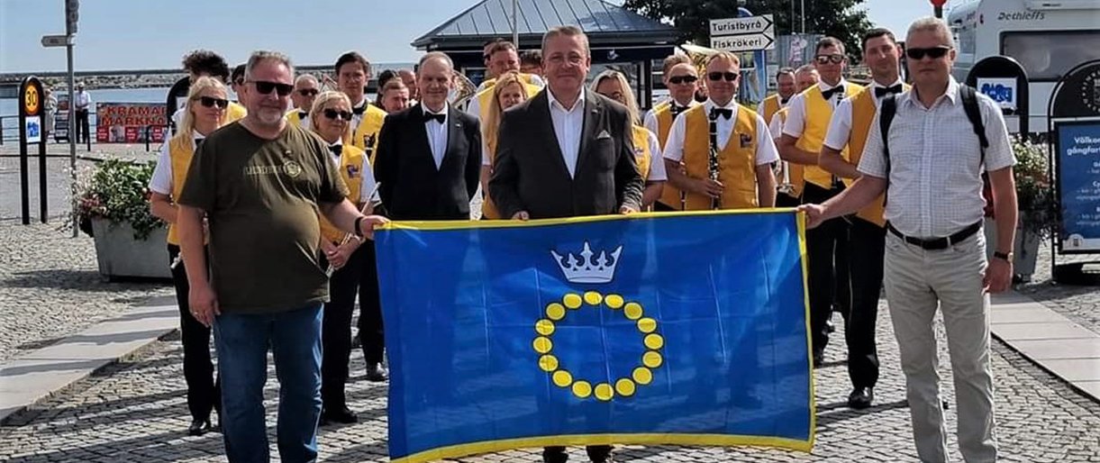 Palanga pasveikino miestą partnerį Simrishamną 900-mečio proga