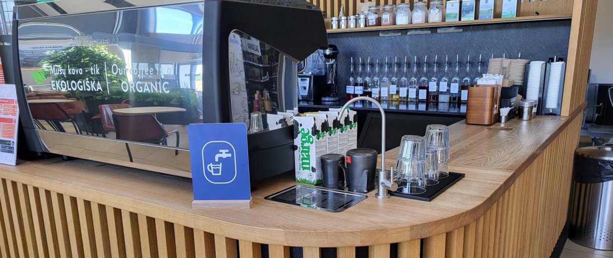 Palangos oro uoste įrengtos geriamojo vandens stotelės