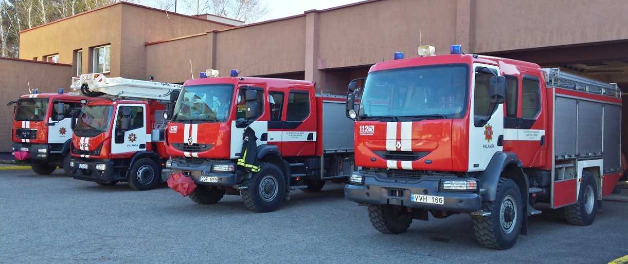 Palangos priešgaisrinėje gelbėjimo tarnyboje – atvirų durų diena