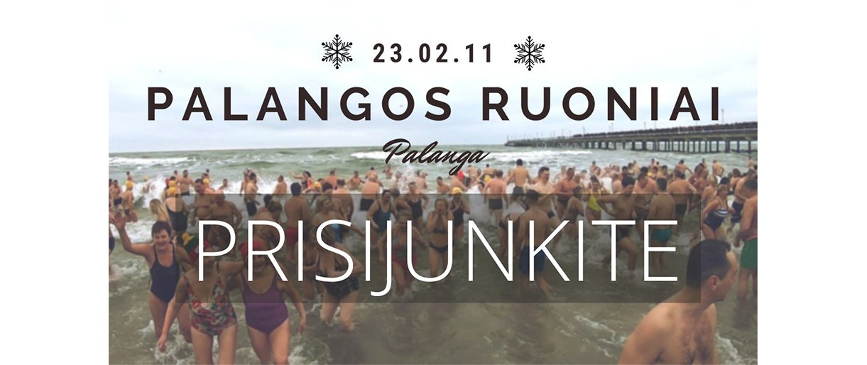 Savaitgalį ledinių maudynių entuziastai renkasi Palangoje Savaitgalį ledinių maudynių entuziastai renkasi Palangoje