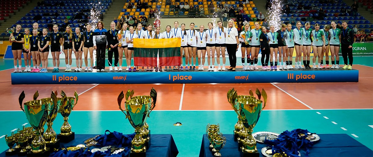 Palangos sporto centro tinklinininkės – EEVZA sporto mokyklų/centrų čempionato nugalėtojos