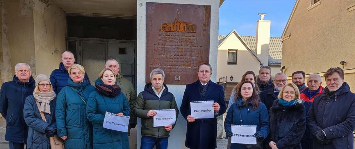 Atidengta pirmoji Palangos žydų istoriją liudijanti paminklinė lenta