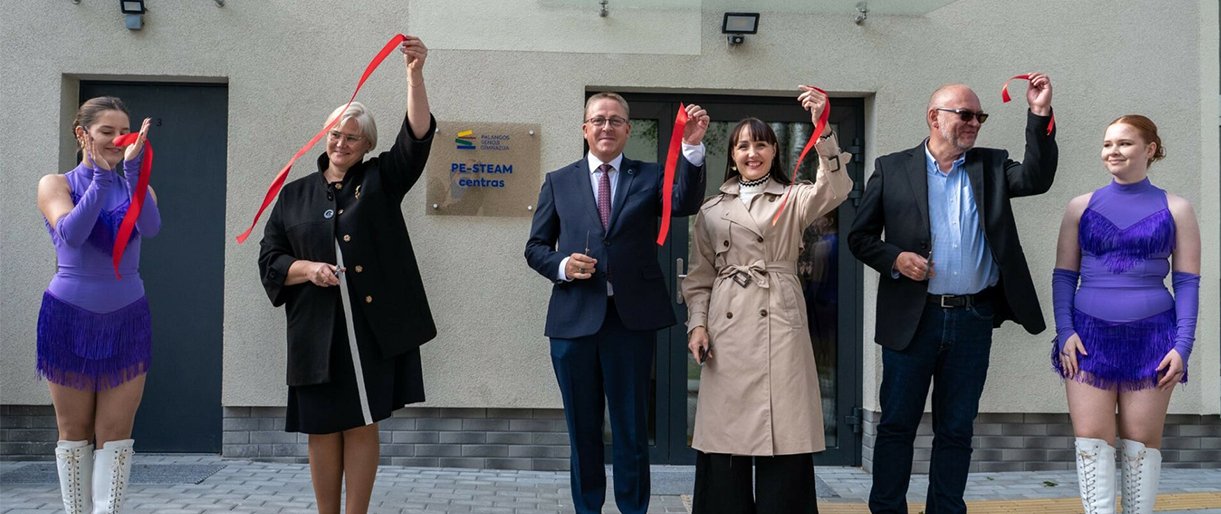 Palangos senojoje gimnazijoje duris atvėrė pirmasis Lietuvoje modernus PE-STEAM centras: sportas ir mokslas – vienoje erdvėje