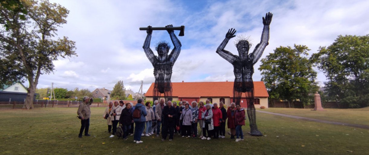 Pensininkų bendrija „Bočiai“ aplankė Jurbarką ir jo apylinkes