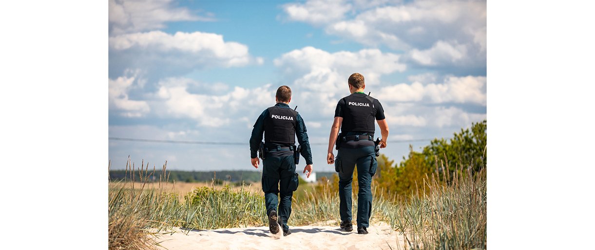 Palangos ir Šventosios paplūdimiuose kiekvieną savaitgalį patruliuoja pareigūnai ir policijos rėmėjai