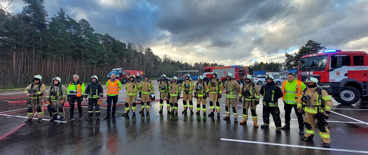 Pratybos Palangos oro uoste: ekstremalios situacijos scenarijus išbandė tarnybų pasirengimą