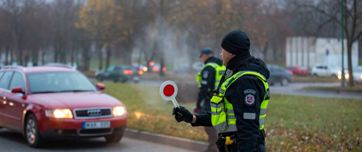 Per savaitę Klaipėdos apskrities kelių policijos pareigūnai nustatė 14 neblaivių vairuotojų