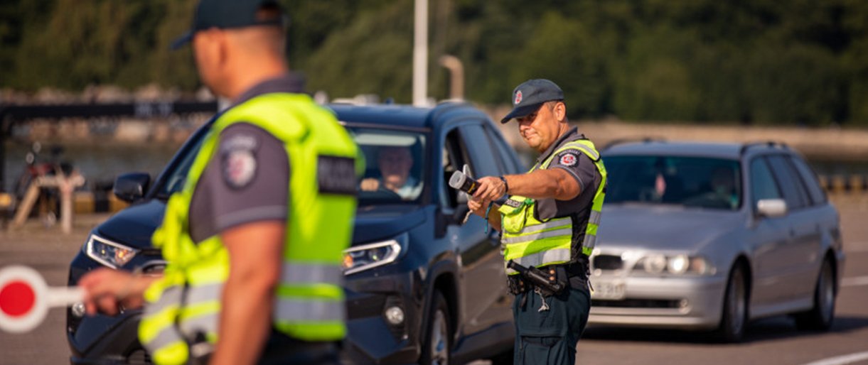 Savaitgalį Palangoje – sustiprinta vairuotojų blaivumo ir transporto priemonių skleidžiamo triukšmo kontrolė