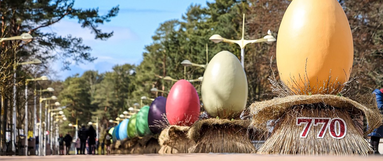 Palangos miesto mero sveikinimas šv. Velykų proga