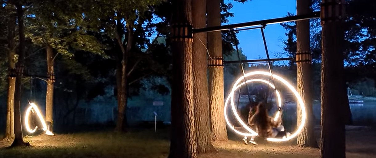 Darbėnuose vyks šviečiančių sūpynių parko atidarymas Darbėnuose vyks šviečiančių sūpynių parko atidarymas