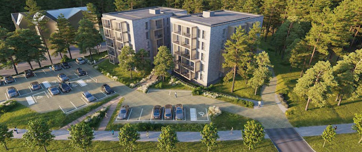 „Swedbank“ finansuoja „Vanagupės pušyno“ apartamentų projektą Palangoje