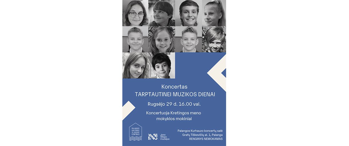 Tarptautinei muzikos dienai paminėti - nemokamas jaunųjų talentų koncertas Palangos kurhauzo salėje
