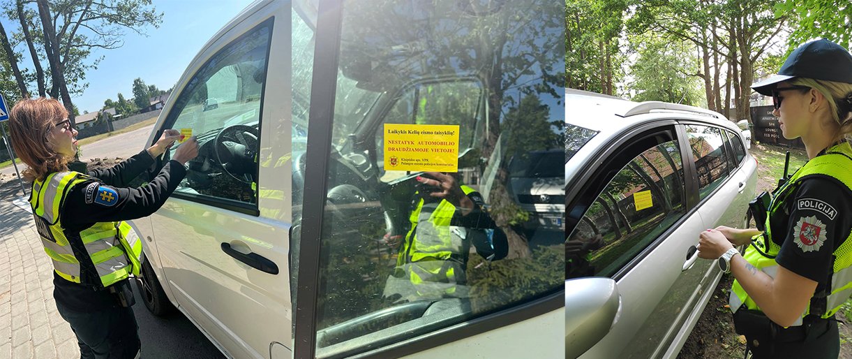 Vasarą Palangoje automobilių stovėjimas tampa opi problema