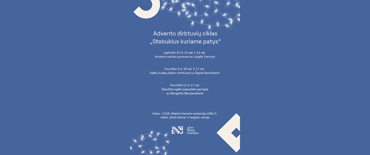 Jono Šliūpo muziejus vėl burs šeimas Advento dirbtuvėms