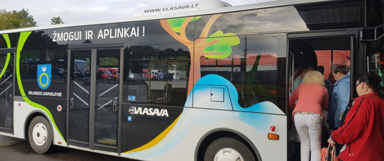 Keleivių pervežimo Palangoje ir Šventojoje naujovės: naujas maršrutas į Rytų kvartalą ir papildomi reisai į Būtingę