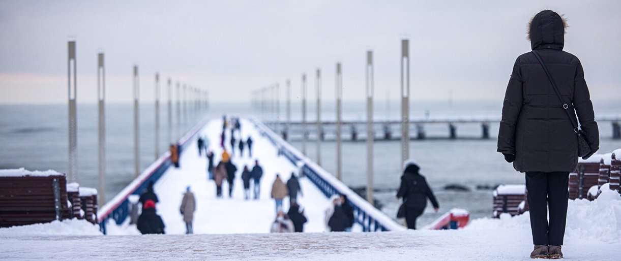 Iš Palangos jau išvežta daugiau kaip tūkstantis kubinių metrų sniego